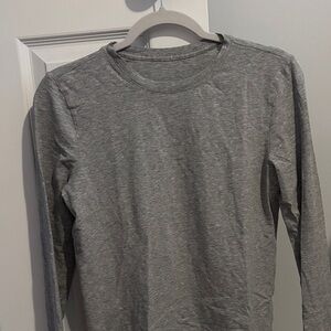 lululemon athletica Gray Long Sleeve Tee